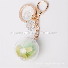 taobao new trendy promotion models crystal acrylic keychain